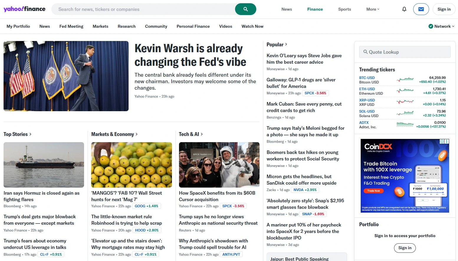 Yahoo Finance